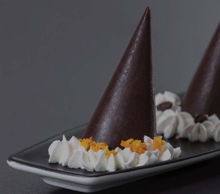 Coffee chocolate cones recipe