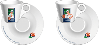 Limited Edition Sinner Cappuccino Cups & Saucers (Set of Two)