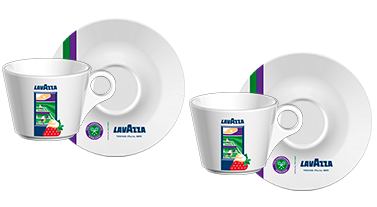 Limited Edition Wimbledon Cappuccino Cups & Saucers (Set of Two)