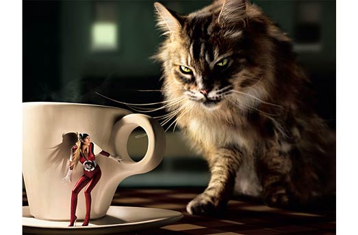 Lavazza Calendar 2007 cup of coffee