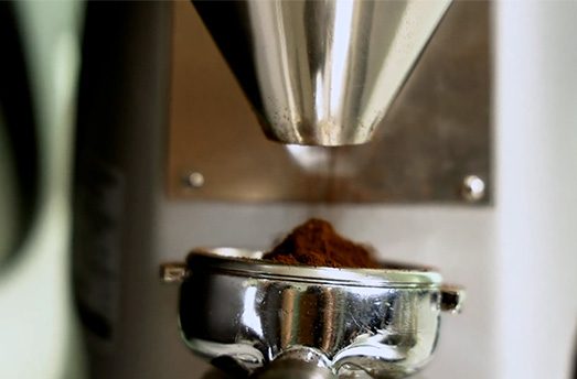 grinded coffee